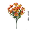 thumbnail image 3 of SLYNSHome Artificial Fake Pansy Flowers for Outdoor Spring Decor,Watermelon Red Faux Silk Pansies Plants for Front Door Porch Yard Patio Window Box Home Decor, 3 of 7