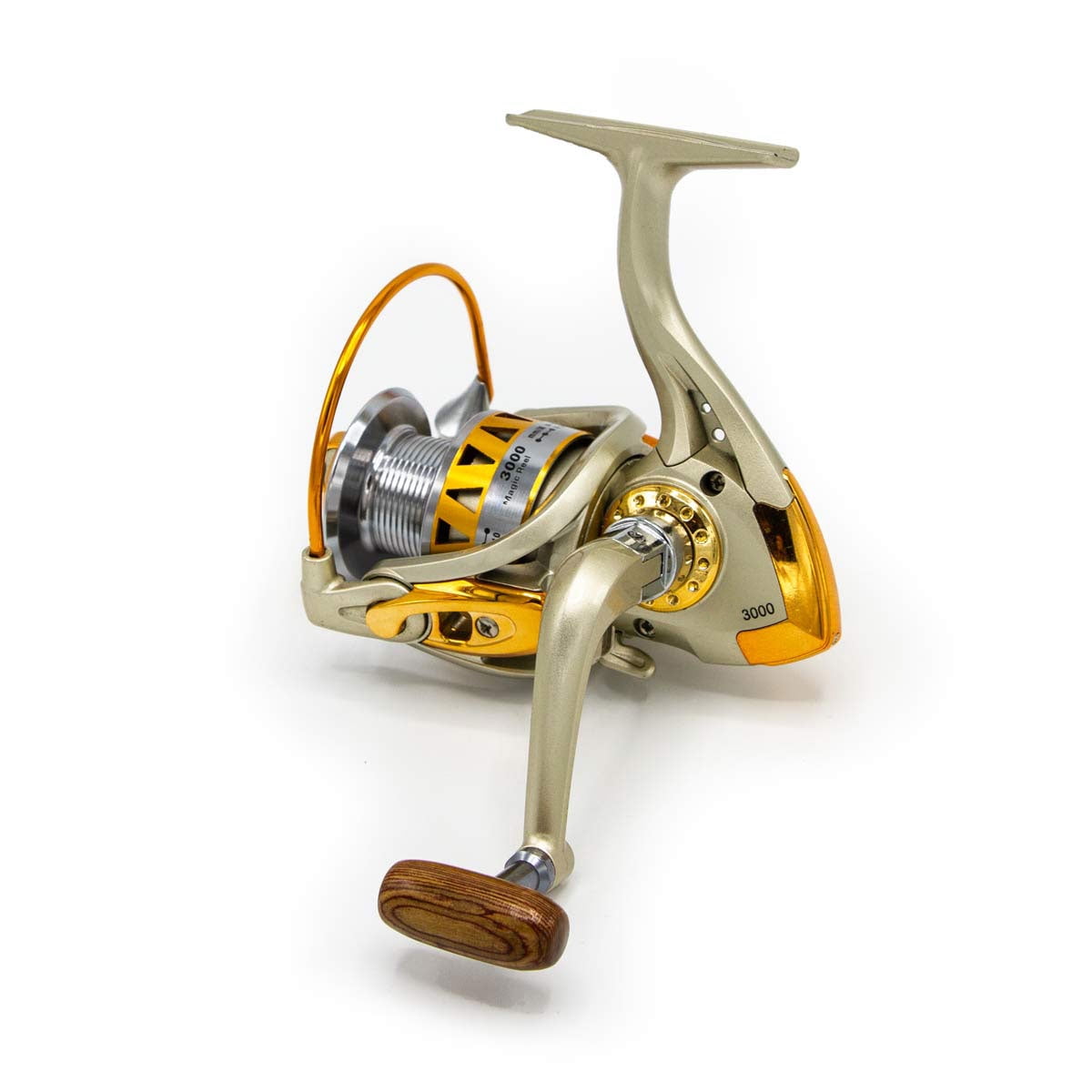 Rite Angler Fishing Spinning Reel Smooth Lightweight w/Collapsible Handle MS3000