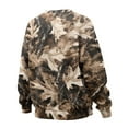 thumbnail image 4 of Garronmavis Women's Pullover Camouflage Oversized Duck Camo with Pockets Loose Long Sleeve Tops Crewneck Pullover Sweatshirts for Women, Size 3XL, 4 of 6