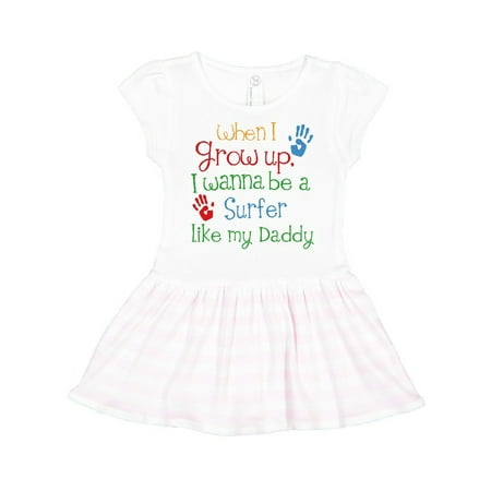 

Inktastic Surfer like Daddy Childs Surfing Gift Toddler Girl Dress