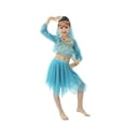 thumbnail image 2 of Gunia Girls Party Outfit Belly Dance Indian Outfit With Short Skirt Sleeves Kids Show Leisure Clothes Set For Stage Performance Holiday 5-12 Years, 2 of 4