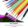 thumbnail image 4 of relayinert Sneakers Laces Multicolored Non-slippery Replaced String Craftsmanship Wear-resistance Widely Applicable Dual Knit Fashionable Dark Green 1Set, 4 of 6