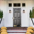 thumbnail image 6 of LNC Farmhouse 1-Light Outdoor Wall Sconce With Frosted Shade In Black Finish, 6 of 9