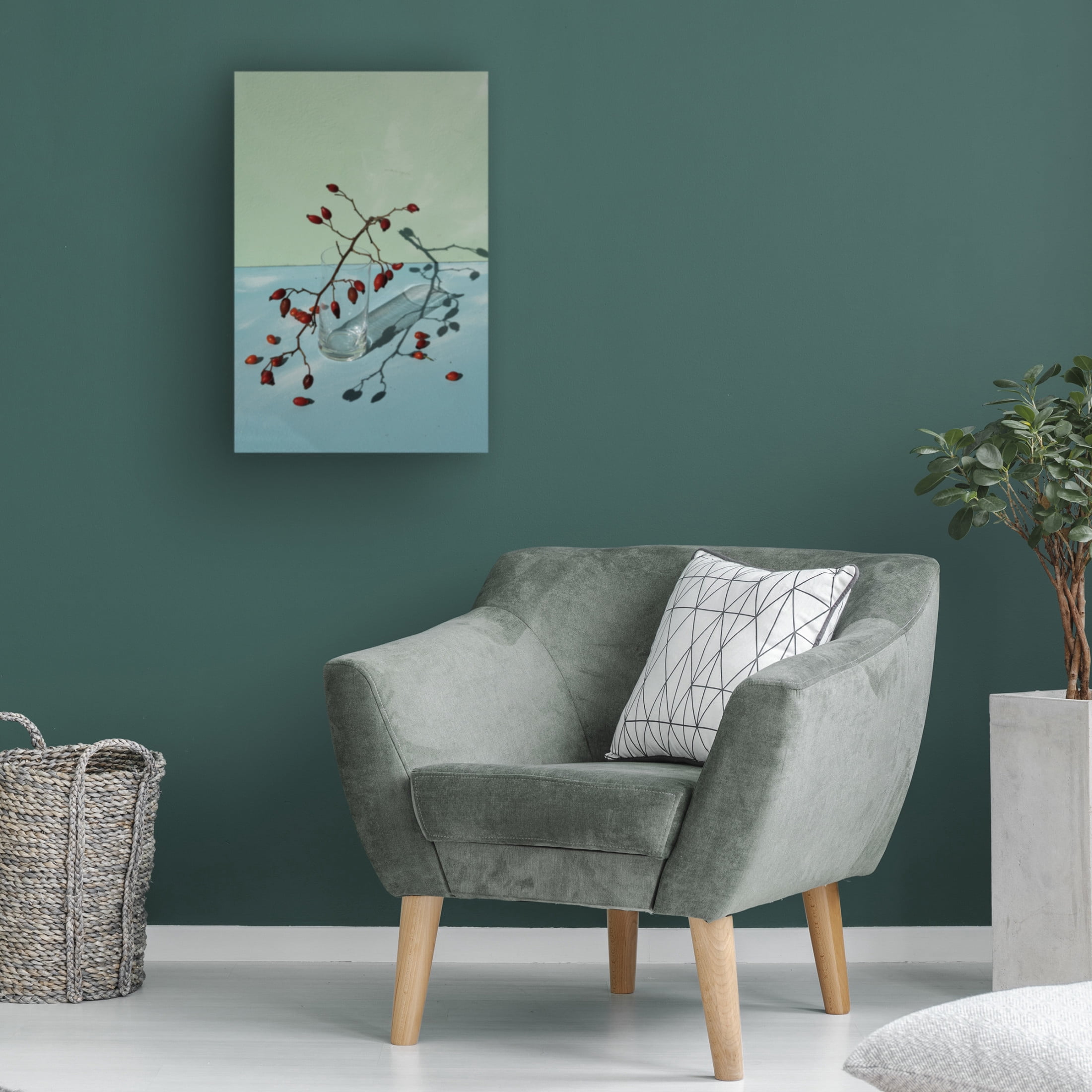 Trademark Fine Art Donatella Basso Berries Canvas Wall Art