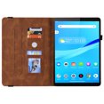 thumbnail image 4 of Feishell Cover for Lenovo Tab M8 (2019) TB-8505F/TB-8505X,Shockproof Butterfly & Flower Embossed Pattern PU Leather Folio Flip Card Slots Wallet Case Cover,Brown, 4 of 8