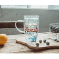 thumbnail image 4 of Disney Lilo & Stitch "Ohana Means Family" Confetti Glass Mug | Holds 15 Ounces, 4 of 8