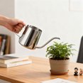 thumbnail image 4 of Arrosoir à Long Bec en Acier Inoxydable Bouilloire Moderne pour Intérieur Maison Jardin Succulentes Bonsaï 500 ml Design Compact, 4 of 5