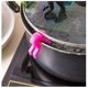 thumbnail image 1 of 1 pieza de elevador de tapa a prueba de derrames para olla de sopa, herramientas de cocina, soporte de tapa de silicona resistente al calor, mantiene la tapa abierta, decoración, 1 pieza rosa, 1 of 6