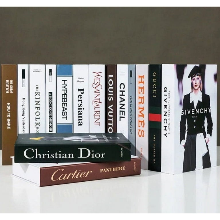 Coco Chanel Decorative Books Fashion Book Décor for Elegant and Refined  Homes – Designer Coffee Table Books for Decoration with No Pages, Faux Books,  Office Decor, Bookshelf, Living Space Aesthetic 