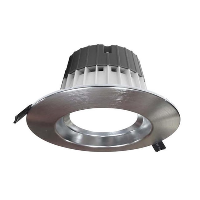 Nicor Lighting CLR62SWRVS9NK Kit de Downlights à LED Nickel Commercial Sans Canless de 6 Po