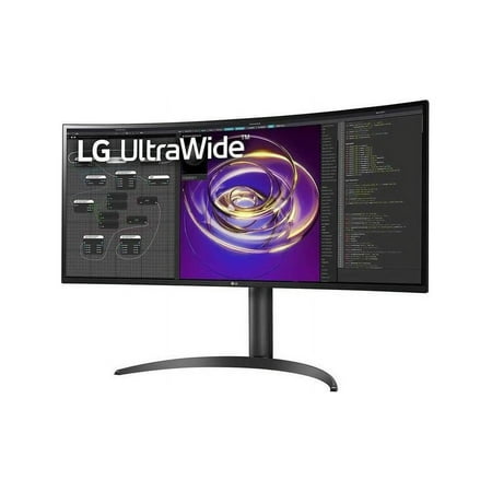 LG Ultrawide 34BP85CN-B 34" UW-QHD Curved Screen Edge LED Gaming LCD Monitor - 21:9 - Glossy Black, Black Hairline, Textured Black - 34" Class - In-plane Switching (IPS) Technology - 3440 x