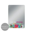 thumbnail image 2 of You Are Amazing Floral Magnetic Mirror / 5" x 7" Shatterproof Acrylic School Locker Accessory / Beautiful Teen Girl Decor / Made in The USA, 2 of 5