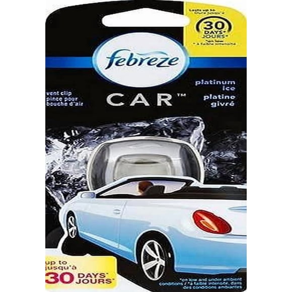 Ambientador para Auto Febreze Platinum Ice Clip para Rejilla