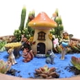 thumbnail image 4 of 6 Uds. De Adornos De Paisaje De Jardín De Hadas En Miniatura, Casa De Setas De Resina, Estatua De árbol De Ardilla Y Perro De Hadas, Decoración De Macetas, 4 of 8