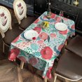 thumbnail image 6 of Pioneer Flower Floral Print Pattern Rectangle Tablecloth 60"x102",Waterproof Polyester Rectangle Table Cloth, Wipeable Spillproof Polyester Tablecloth for Dining, Camping, Indoor and Outdoor, 6 of 6
