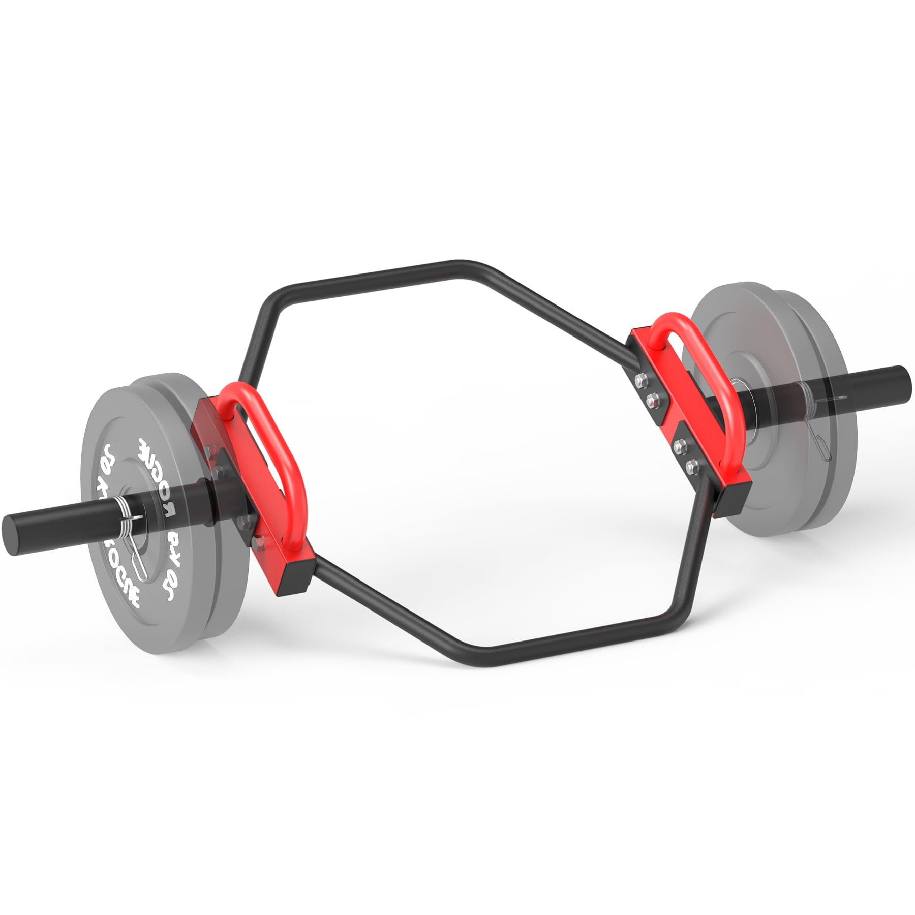 Sunny Health Fitness Diamond Knurled Olympic Hex Barbell