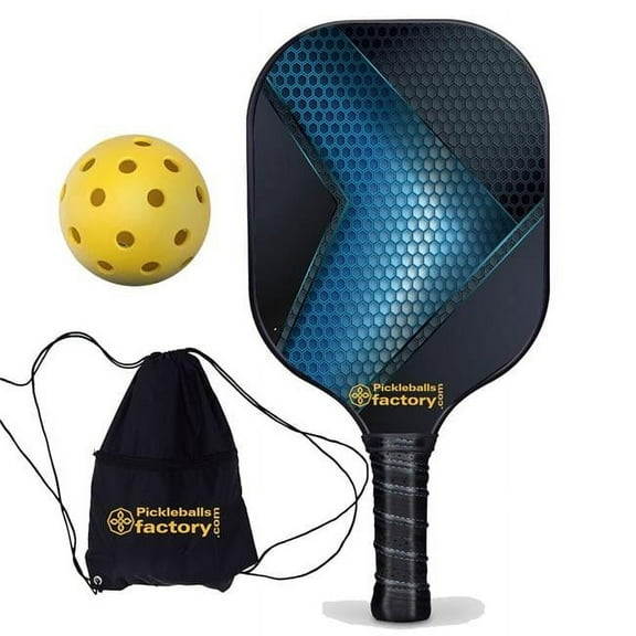 Pickleball Factory PB0009-9-C Usapa Pickleball Paddles - Hexagon Grids Best Pickleball Paddles 2021 for Beginners Pickle Tennis - Pickleball Glove, Carbonfiber Graphite