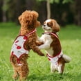 thumbnail image 4 of Unique Bargains Dog Diapers for Female Dogs Washable Reusable Panties Red White S, 4 of 7