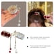 thumbnail image 4 of 2 pinzas decorativas para el pelo, pasadores metálicos, coleteros para mujer, 4 of 6