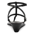 thumbnail image 2 of INC Womens Black Strappy Adjustable Strap Embellished Madge Almond Toe Wedge Buckle Thong Sandals 6 M, 2 of 4