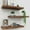 Rustic Brown, variant on Floating Shelves for Wall Set of 3, 16" Gray Wall Shelves for Home Decor, Frame Display Floating Shelf for Living Room, Bedroom, Bathroom, Kitchen