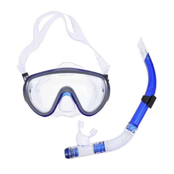 1 Set Adults Snorkel Mask Set Full Dry Snorkeling Gear Dry Snorkel Mask Kit