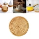 thumbnail image 4 of Posavasos redondo tejido a mano para taza de té, mantel individual de ratán para el hogar, la cocina y el restaurante. Los 8cm, 4 of 9