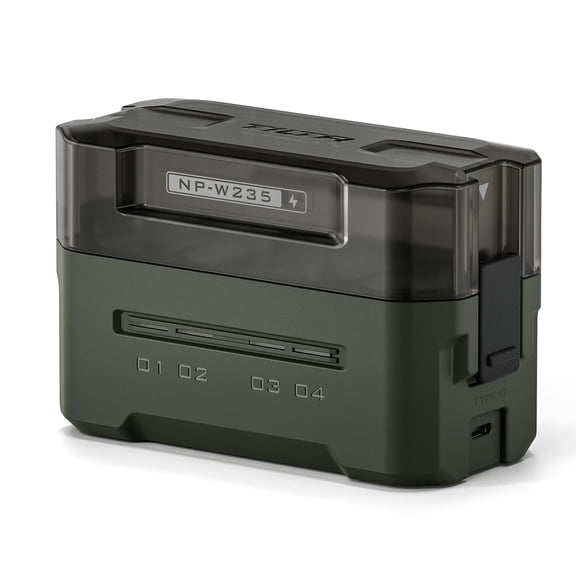 Tilta 4-Channel Portable Charging Station for NP-W235 Battery, Green