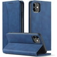 thumbnail image 6 of Wallet Case for iPhone SE 2022 5G/iPhone 7/iPhone 8/iPhone SE 2020, Premium PU Leather Case Vintage Wallet Flip Cover Card Slots Magnetic Closure Kickstand Folio for iPhone SE3/SE2 - Blue, 6 of 16