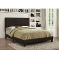 thumbnail image 2 of Muave Full Upholstered Platform Bed, Dark Brown, 2 of 2