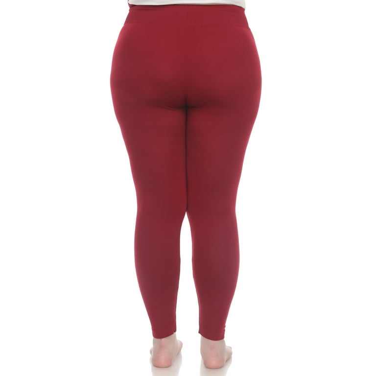 Plus size maroon shop leggings
