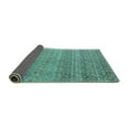 thumbnail image 2 of Ahgly Company Indoor Rectangle Abstract Turquoise Blue Modern Area Rugs, 7' x 9', 2 of 4