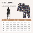 thumbnail image 4 of Saiise Gnome With Mushroom Print Women Soft Pajama Sets,Long Sleeve Sleepwear Button Up 2-Piece Pjs Lounge Sets-XX-Large, 4 of 7