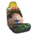 thumbnail image 1 of Wukai Flower Crown Guinea Pig Full Set Car Seat Covers with Soft Padding Universal Auto Front Seats Protector and Cushion Mat, 1 of 5