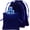 Dark Blue, variant on Pack of 10 Mini Skater Velvet Drawstring Gift Bags for Christmas Wedding Party Favor Bags Small Jewelry Pouches Soft Velvet Cloth Holiday Present Bags