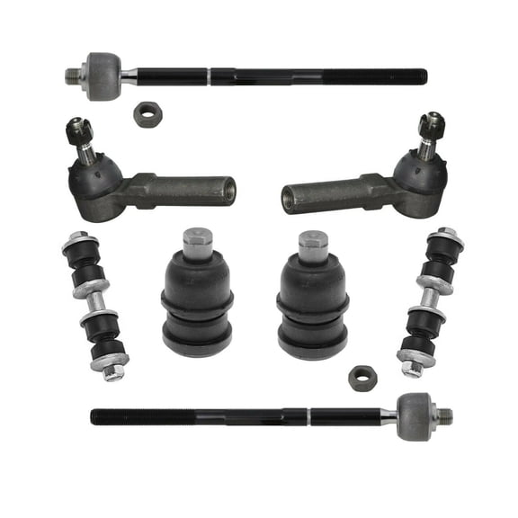 8 Pcs Outer Inner Tie Rod Ends Lower Ball Joints Sway Bar End Links Suspension Set Fits select: 2001-2010 CHRYSLER PT CRUISER, 2001-2005 DODGE NEON