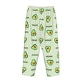 thumbnail image 5 of Xecao Green Avocado Women's Straight Lounge Pajama Pants: The Epitome of Relaxed Sleepwear, 5 of 9