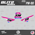 thumbnail image 3 of Kalair GFX Graphics Kit for Yamaha PW80 (1990-2008) Blitz Series, 3 of 5