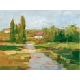 thumbnail image 2 of Harper, Ethan 24x19 White Modern Wood Framed Museum Art Print Titled - Rural English Cottage I, 2 of 4