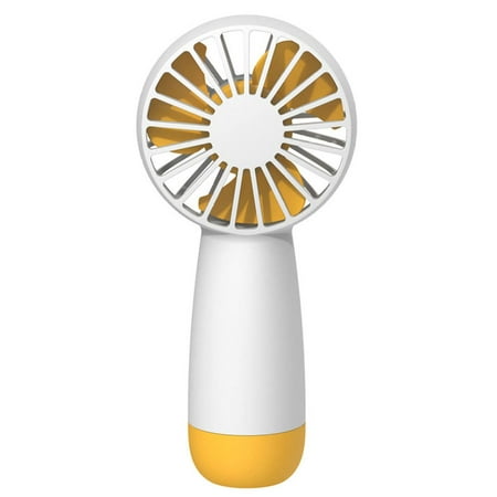 

Mini USB Rechargeable Handheld Fan (Yellow)