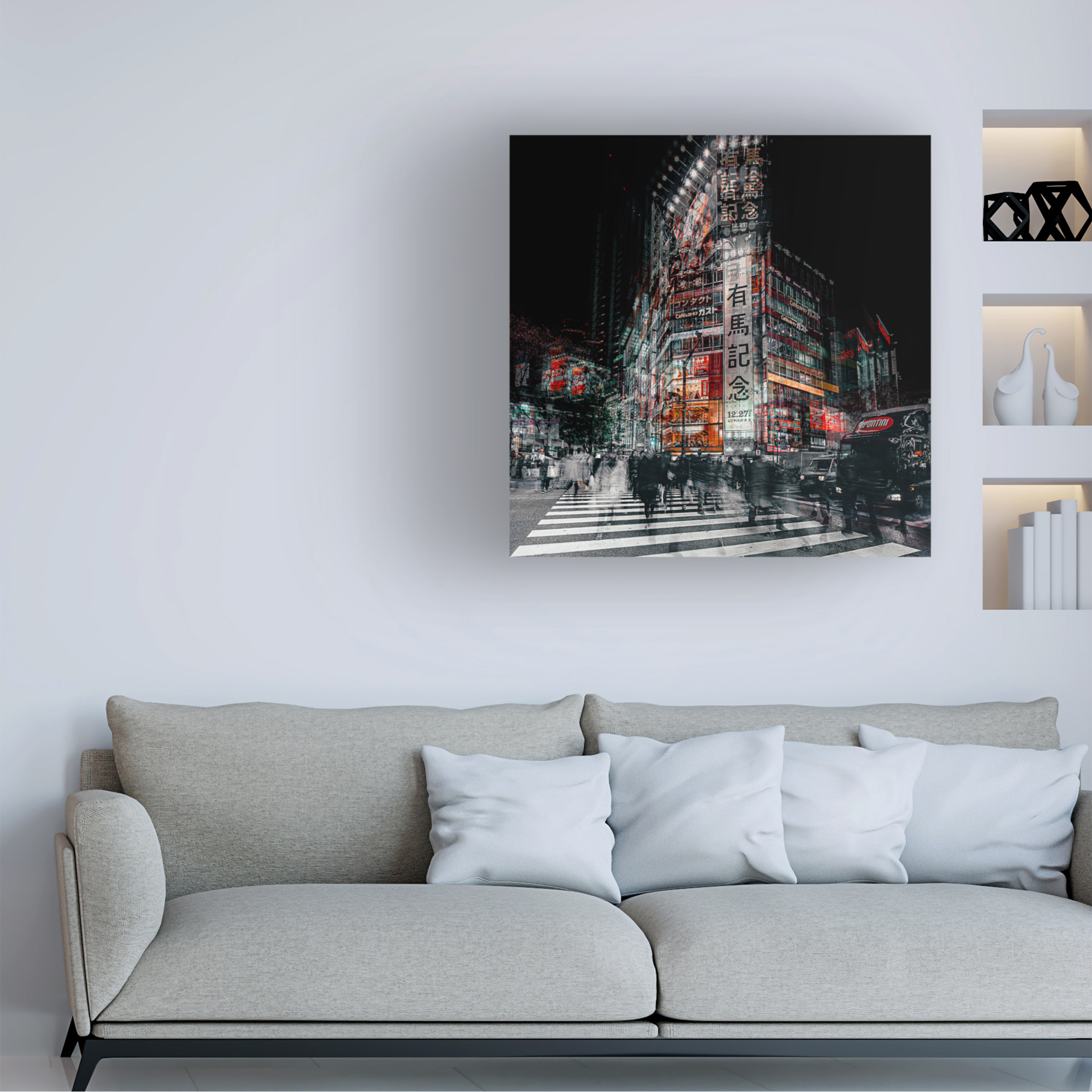 Carmine Chiriaco 'Colors Of Tokyo' Canvas Art