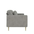 thumbnail image 6 of CosmoLiving Highland Sofa with Pillows, Gray Velvet, 6 of 14
