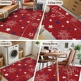 thumbnail image 6 of Rectangle Area Rug 4x6ft, 4th of July White Blue Star on Red Non-Shedding Washable Area Rug, Patriotic Liberty Concept Non Slip Low-Profile Rugs for Living Room, Bedroom Dining Room, 6 of 9
