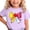 A98 Purple, variant on Girls Back to School T-Shirts Short Sleeve Cute Pencil Bow Graphic Tees Casual Summer Tops for Toddler Kids, Size 3-4T