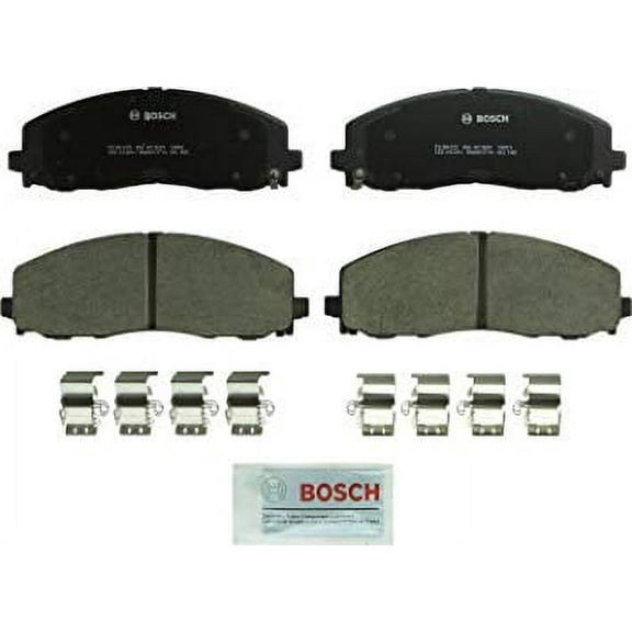 Bosch BC1589 QuietCast Premium Ceramic Disc Brake Pad Set For Select Chrysler Pacifica, Town & Country; Dodge Grand Caravan, Journey; Ram C/V; Volkswagen Routan; Front