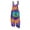 Blue, variant on Women's Rompers Funny Spaghetti Strap Halloween Costumes Boho Floral Print Spooky Season Outfit Trendy Loose Romper Daily Party Outfits