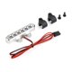 thumbnail image 3 of Luz trasera LED CNC compatible con coche teledirigido 1/5 Hpi Rovan Km Baja 5b, plateado, 3 of 5