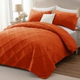 Exclusivo Mezcla Ultrasonic Full Queen Quilt Set, 3Piece Lightweight