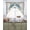 LightCyan LightBlue Beige, variant on Boho Flowers Swag Valances for Windows, Small Curtains Drapes, Country Neutral Chic Abstract Floral Art Kitchen Window Curtains Over Sink Window Treatment Valance for Bedroom/Bathroom 56"x36"