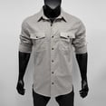 thumbnail image 6 of Vetsdori Mens Outdoor Shirts Pockets Long Sleeve Button Down Casual Winter 1/4 Zipper Travel T-Shirts for Men Collar, 6 of 8